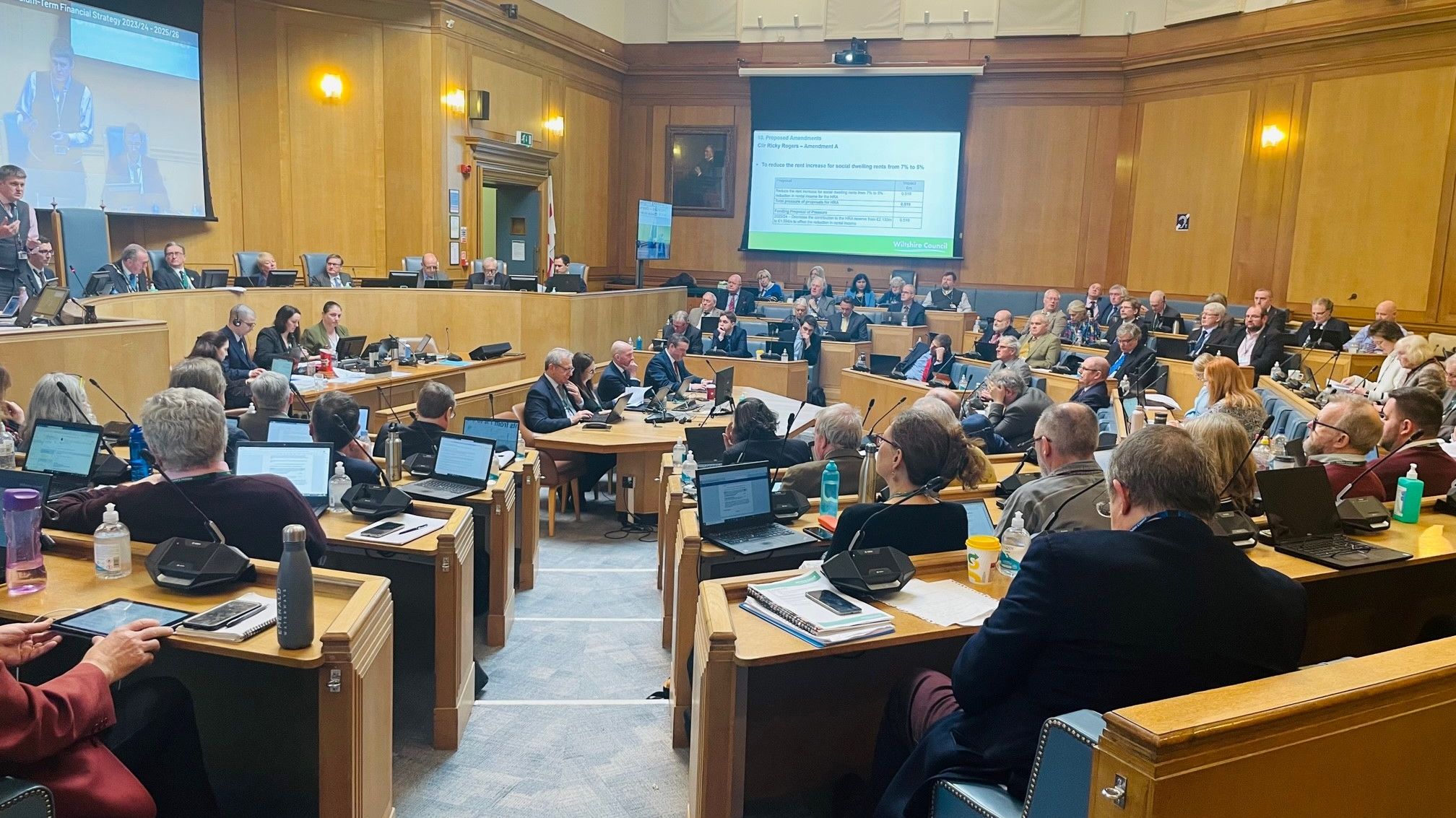 Wiltshire Council tax bills rising by 4.99 from April